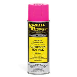 Fluorescent Pink Inverted Marking System Water-Based Paint - 16 oz. Can