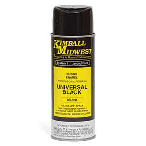Universal Black Engine Oil-Based Enamel Spray Paint