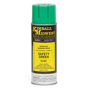 Safety Green Inverted Marking System Water-Based Paint - 16 oz. Can