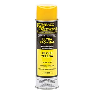 Gloss Yellow Ultra Pro•Max Oil-Based Enamel Spray Paint - 20 oz. Can