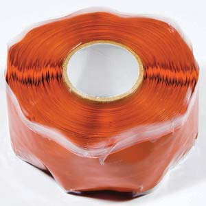 Red-Orange Kim-Wrap Sil/Fuse Self-Fusing Silicone Tape