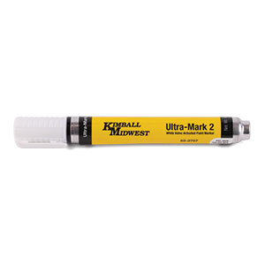 White Ultra-Mark™ 2 Valve-Actuated Paint Marker